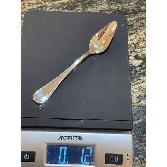 Set Of 8 Vintage Serrated edge citrus Oneida Stainless Steel Demitasse Spoons 4. - Picture 9 of 15